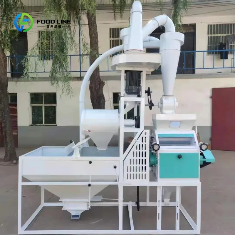 Customized Wheat Flour Mill Full-automatic Durable and Beautiful Rice and Wheat Flour Milling Machine