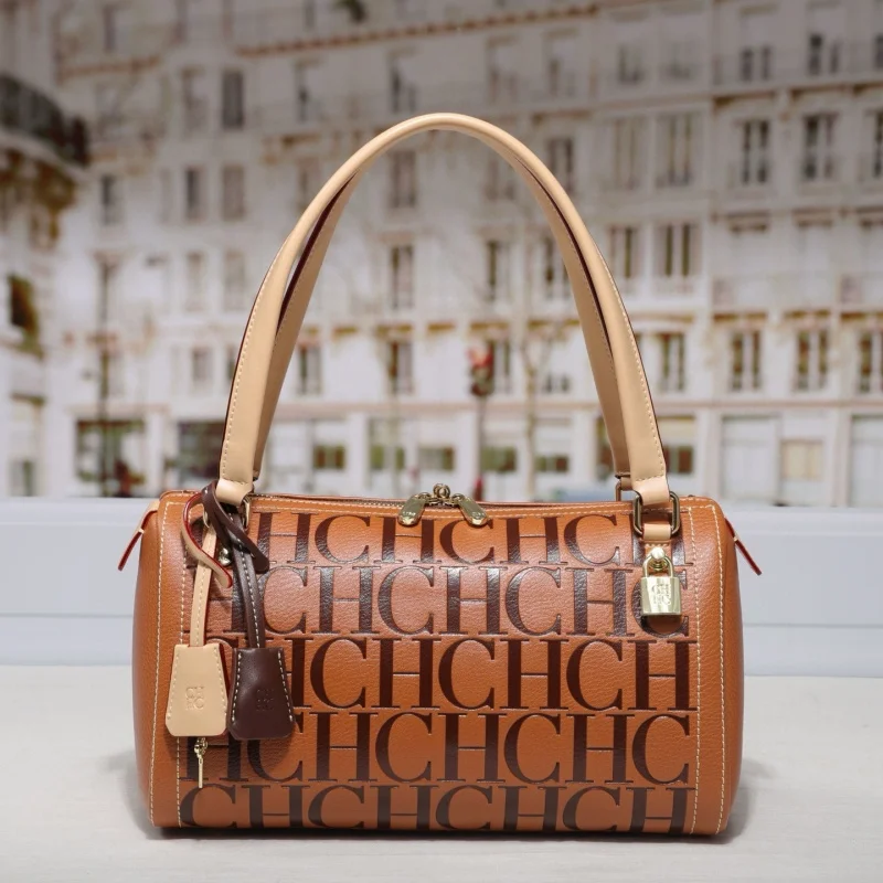 

CHCH 2025 года, модная женская сумка Boston с подушкой, мягкая стеганая кожаная сумка-тоут, шикарная сумка на плечо и кошелек с верхней ручкой, модная повседневная сумка