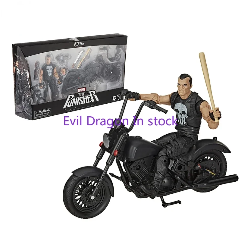 In Stock Marvel Legends Marvel Ml6 Punisher Motorcycle Vehicle Set Action Figure Toy Collection Gift