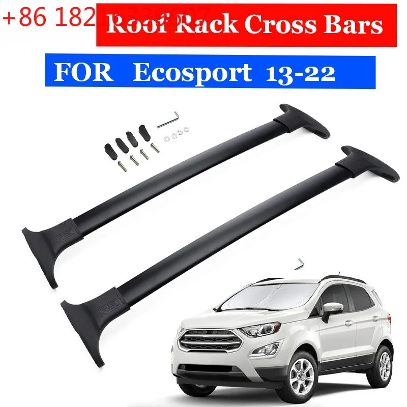 YAO Roof Rail Rack Crossbars Applicable for Ford Ecosport 18-22 Luggage Rack Cross Bars Automobile Exterior Modify Accessories