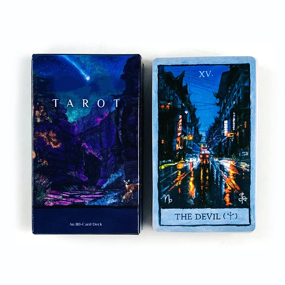 New Tarot Cards Family Gathering Card Game English Vision Fate Divination Party Playing Deck Board Game Meditation & Party Games