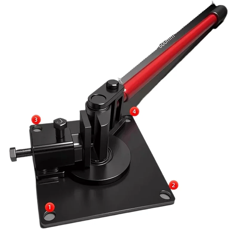 Manual Bending Machine, Flat-Bed Bending Machine, Quick-Release Aluminum and Iron Bending Attachment, Suitable for 3x40/5x60 Fla