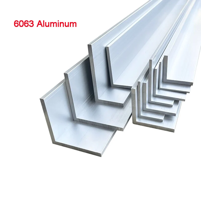 

2Pcs Right Angle Aluminum L-Shaped Trim Strip 6063 Aluminum alloy Aluminum Edging Triangle Profile 90 Degree Angle Length 495mm