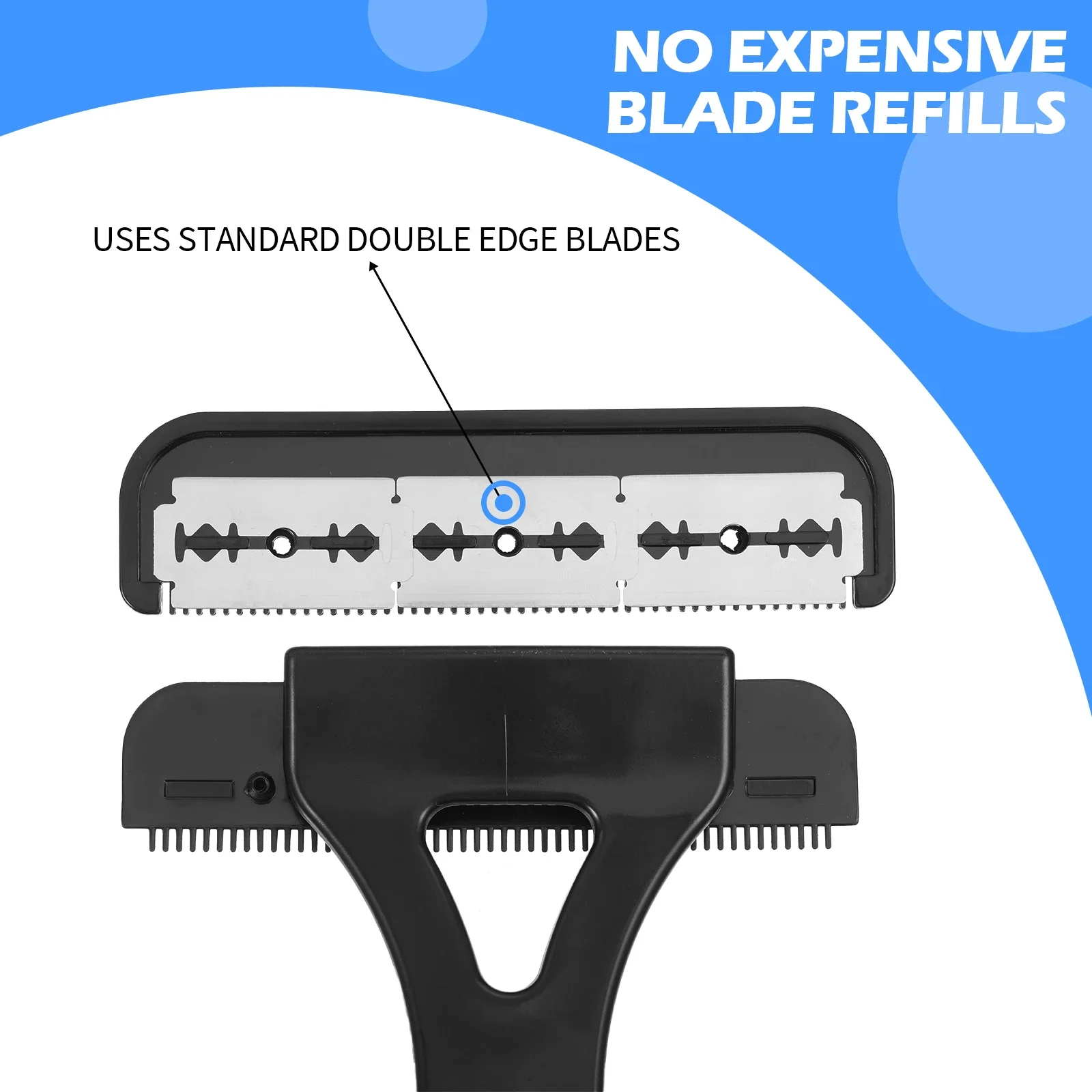 ماكينة حلاقة للرجال للظهر، ماكينة حلاقة قابلة للطي، أداة إزالة مقبض الساق، ماكينة حلاقة لإزالة الشعر #5