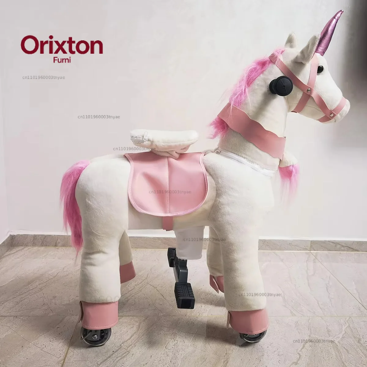 High-quality mechanical rocking horse riding simulator for children, toy animals