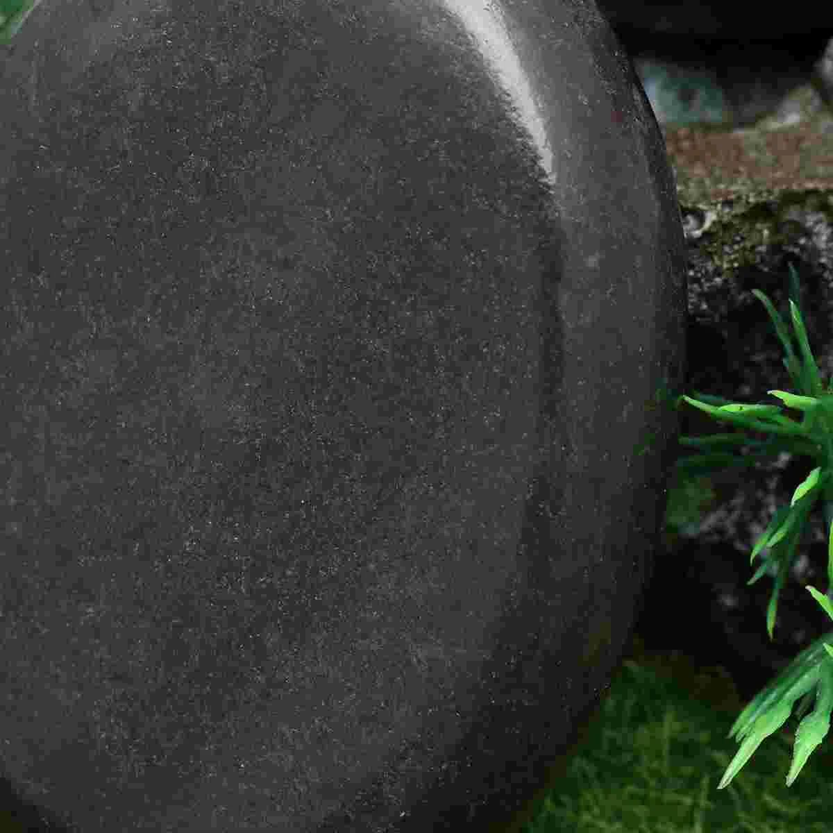 3 piedras de masaje suaves, energía para Spa Suite Easy Way Relax, curación del volcán caliente negro