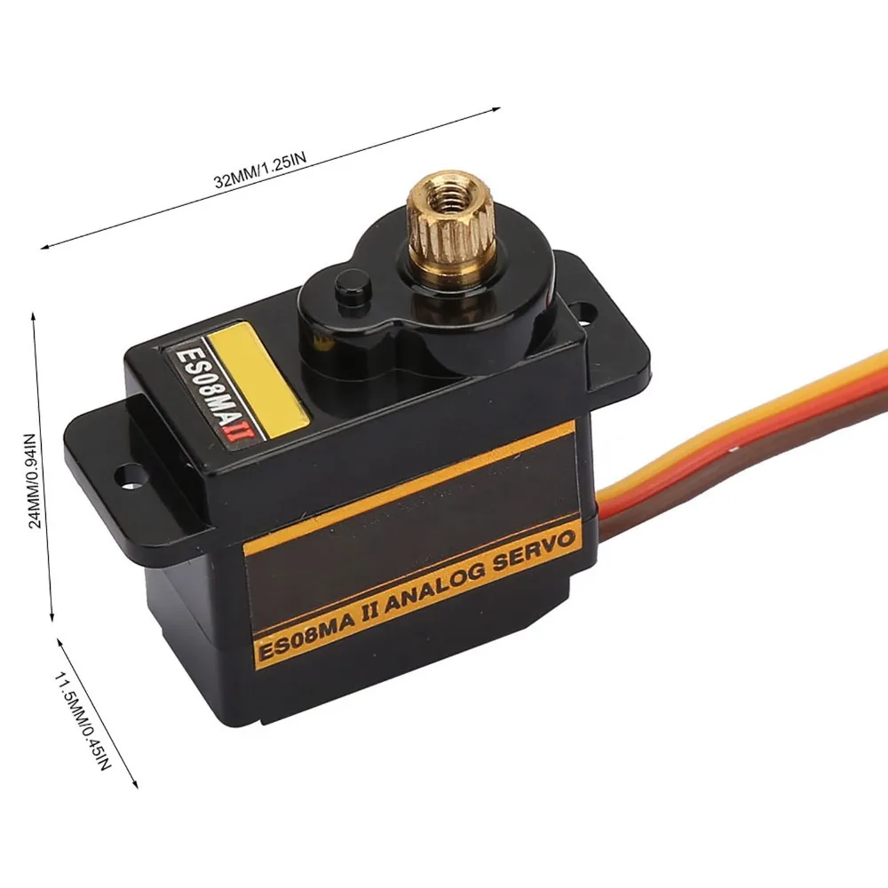 Metal Gear Metal Gear Servo 12g Weight 1.8 Kg Torque Analog Gear Servo Analog Type 10 Seconds Speed Micro Servo Set