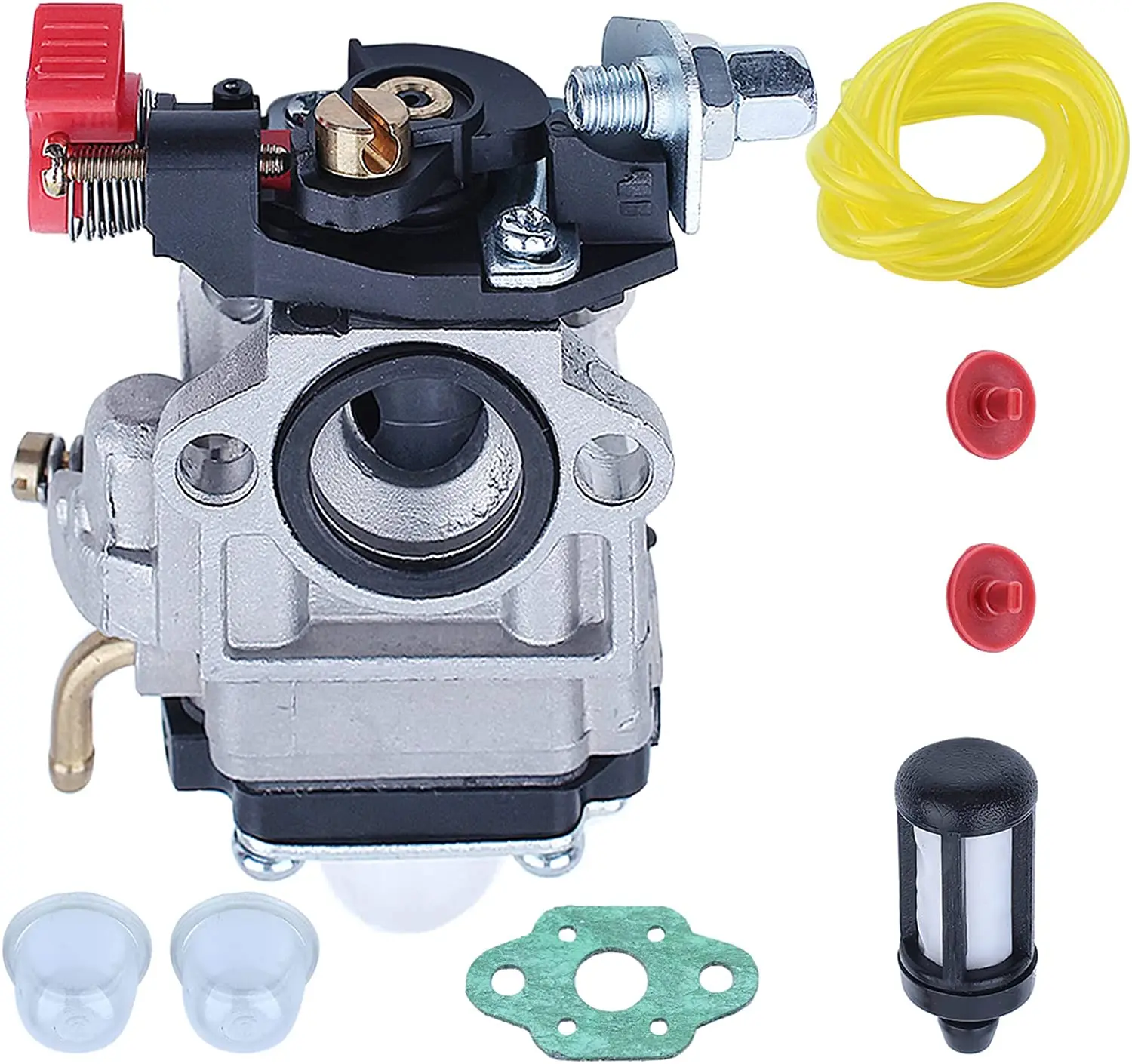 Carburetor Fuel Line Kit For KAWASAKI TH23 TH26 TH34 KAAZ OLEO-MAC BV162 Trimmer Carburetor Gasket