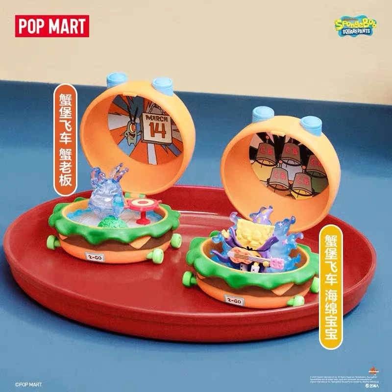 New Hot POP MART SpongeBob Krabby Patty Bestsellers Series Blind Box Mystery Box Guess Bag Anime Figure Desktop Collection Gift view 2