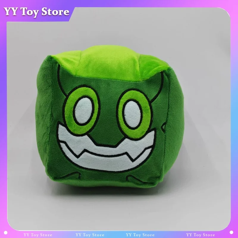 【In Stock】Regretevator Vortrox Plushie Green Square Stuffed Plush Toy Home Sofa Decor Collectible  Birthday Gift For Game Fans