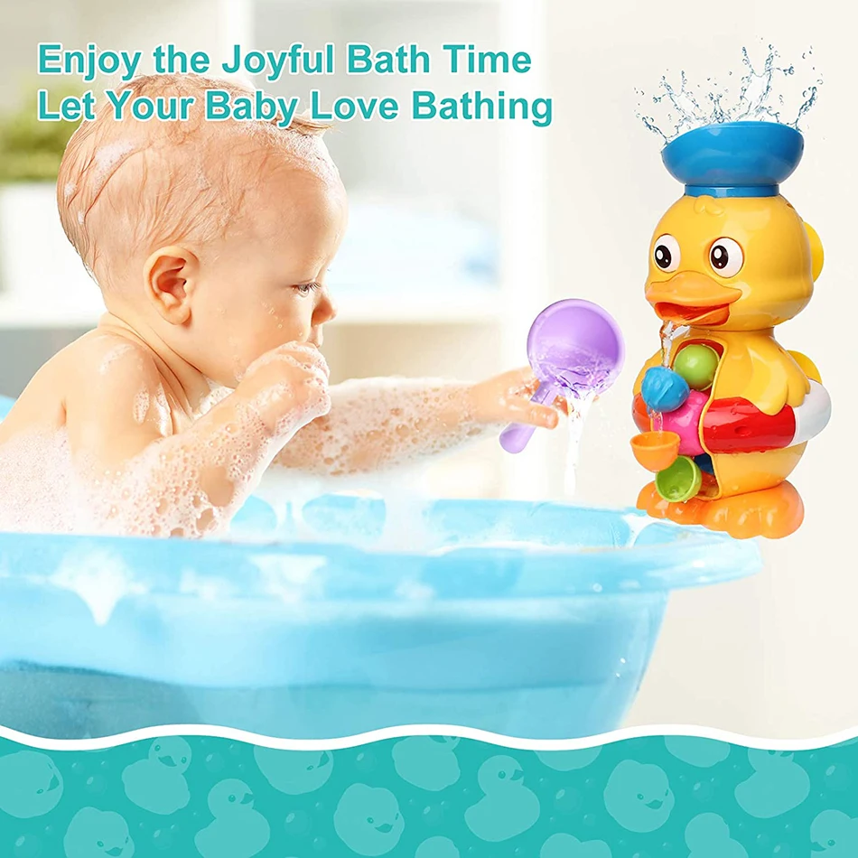 Baby Bath Toys For Kids Water Spray Whale Sucker Shower Swimming Pool Water Toys Shower Bath Toys for Baby Toddlers Bathtub Toys