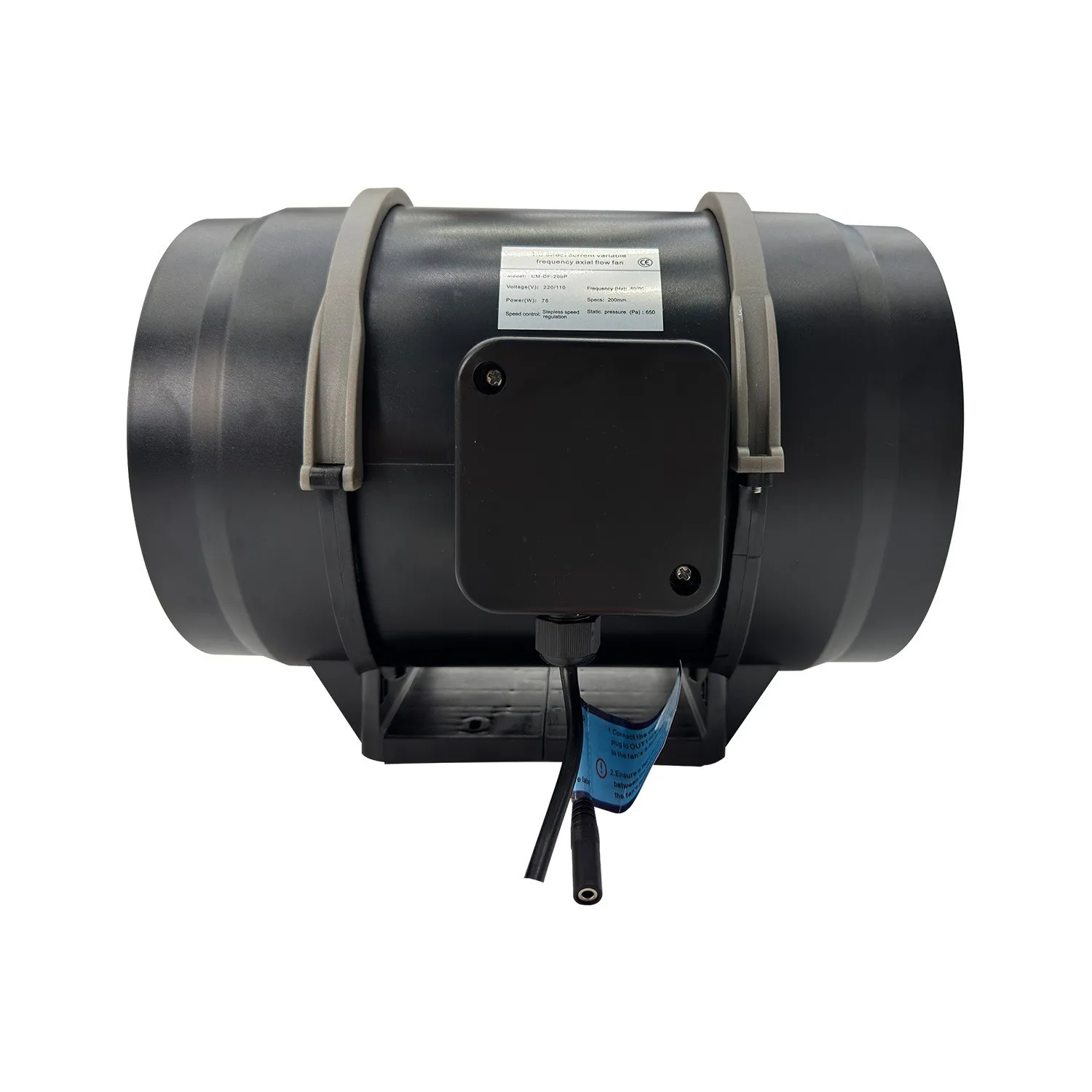 

Вентилятор для воздуховодов с интеллектуальным управлением скоростью и регулировкой потока от Source factory EC, мощный вытяжной вентилятор для кондиционирования воздуха, вентиляция.