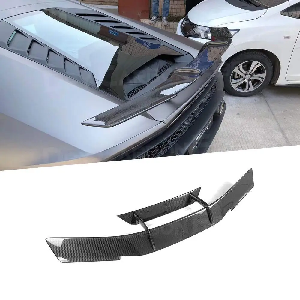 

Dry Carbon Rear Trunk Lip Spoiler for Lamborghini Huracan LP580 LT610 EVO Novitec style Forged Carbon Fiber Rear Spoiler Racing