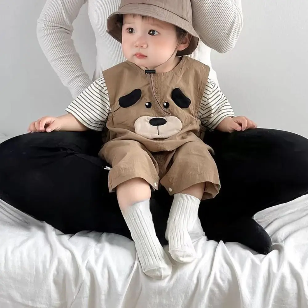 

Stripe Baby Jumper Romper Overalls Infant Romper Cartoon Dog Baby Jumpsuit Cotton Bodysuit Toddle Climb Suit Infant Wear