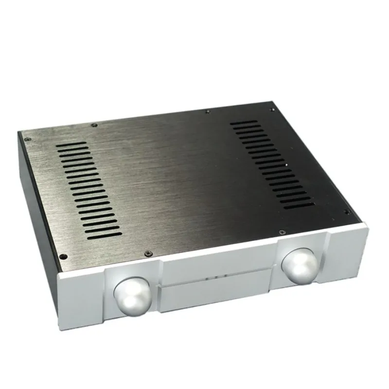 With VU Meter - Amplifier, Preamp, DAC and Headphone Amplifier Case, 3207 All Aluminum Chassis