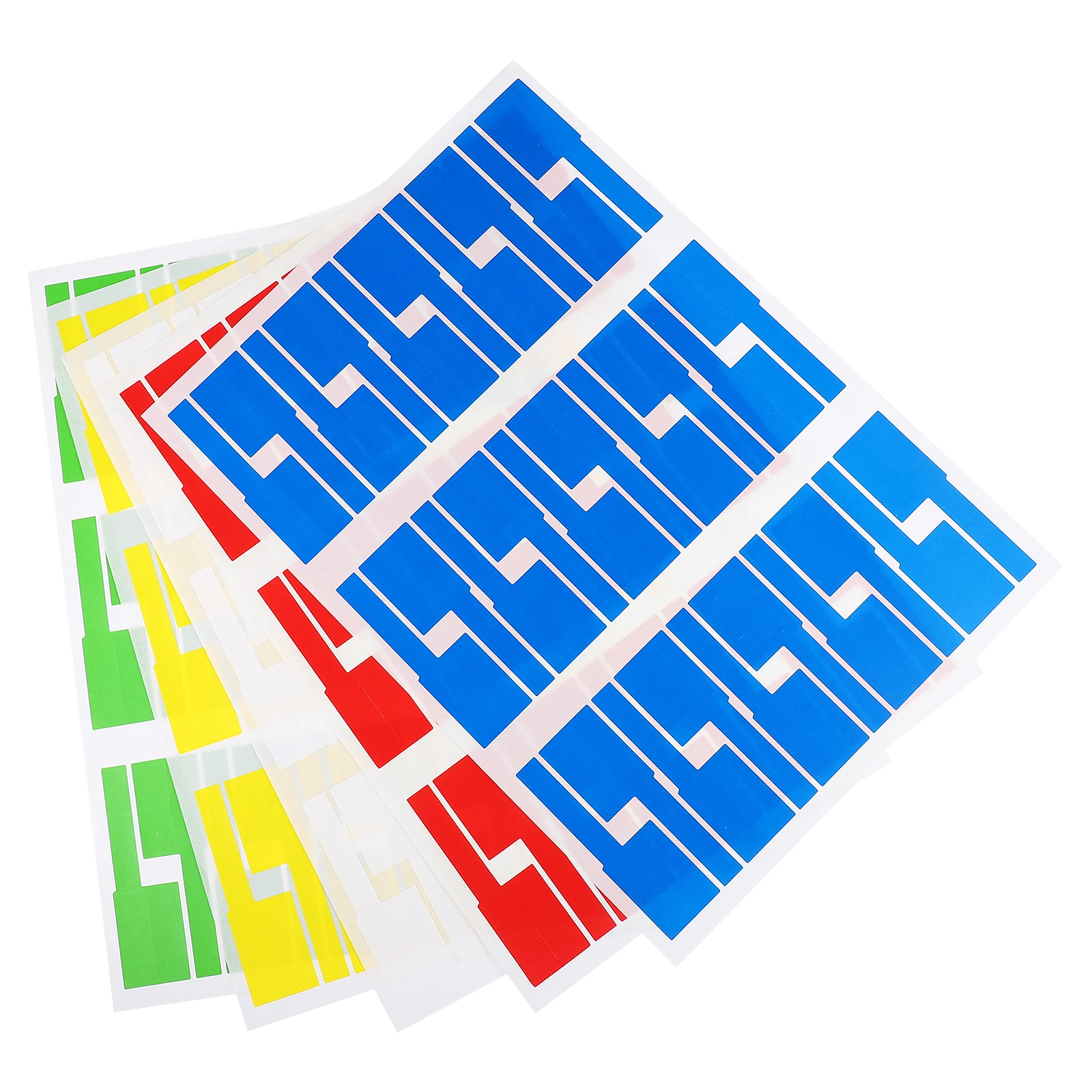 

50 Sheets Writable Cable Tags Self Adhesive Waterproof Tear-Resistant Wire Labels for Cord Management Cable Labels