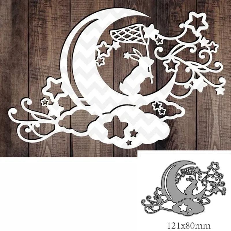 

Металлические штампы для резки форма для резки луна кролик украшение для скрапбукинга бумаги ремесло Нож Форма лезвие перфоратор трафареты