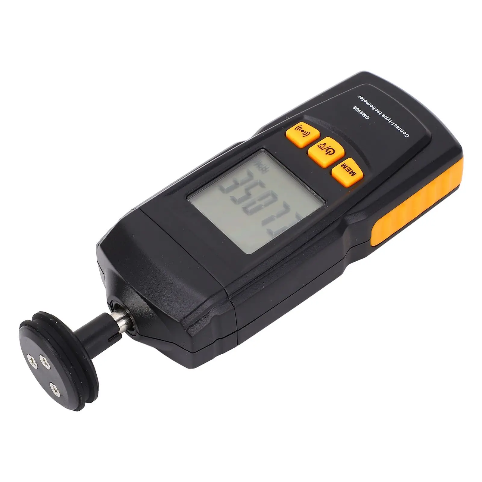 Digital Tachometer GM8906 with LCD Display for Real-Time RPM Readings and Reliable Performance in Humidity 10-90 RH