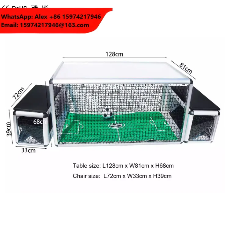 Best Price Factory Subsoccer Under-table Soccer Game Table Football Sports Game Equipment Double Kicking Sports For Soccer Party