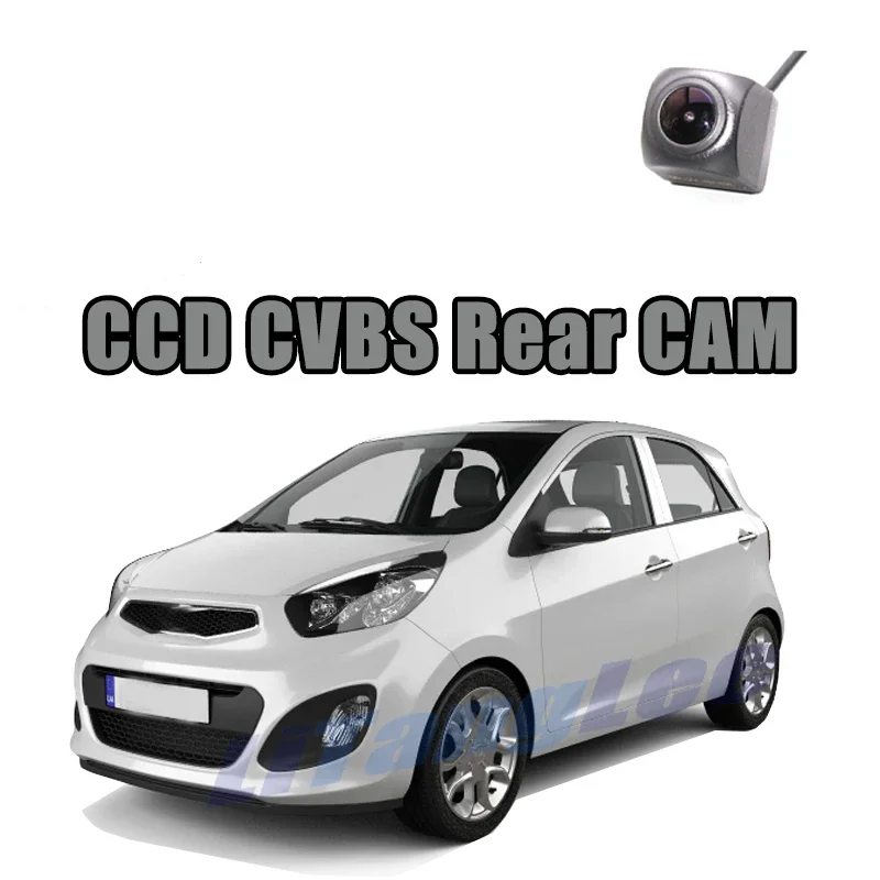 Câmera de visão traseira do carro ccd cvbs 720p ahd para kia picanto manhã ta ja 2011 ~ 2020 visão noturna reversa waterpoof estacionamento backup cam