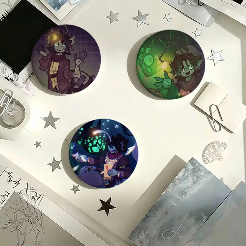 

P-Pressure Sebastian Solace-e Badges Creative Tinplate Button PinsBrooch Badge Clothes Backpack
