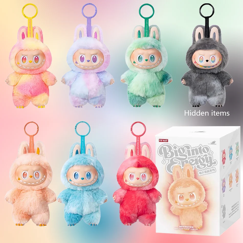 Neue Heiße Anime Figur Labubu Haben EIN Sitz Serie Anhänger Beflockung Puppe Modell Spielzeug Kawaii Monster Replik Schlüsselbund Spielzeug Geburtstag Geschenk