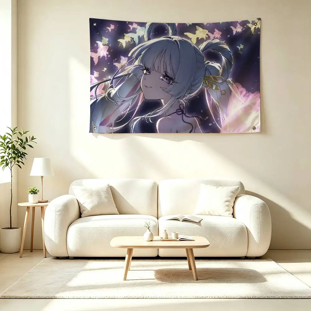 K-Kaguya C-Cosmic Princess Kaguya Flag Suitable For Party Club Outdoor Interior Wall Decoration