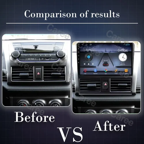 Imagen 2 del producto Android 14 Carplay Auto para Toyota Vios Yaris 2013 2014 2015 2016 Radio de coche reproductor de navegador Multimedia estéreo WIFI 4G No 2DIN