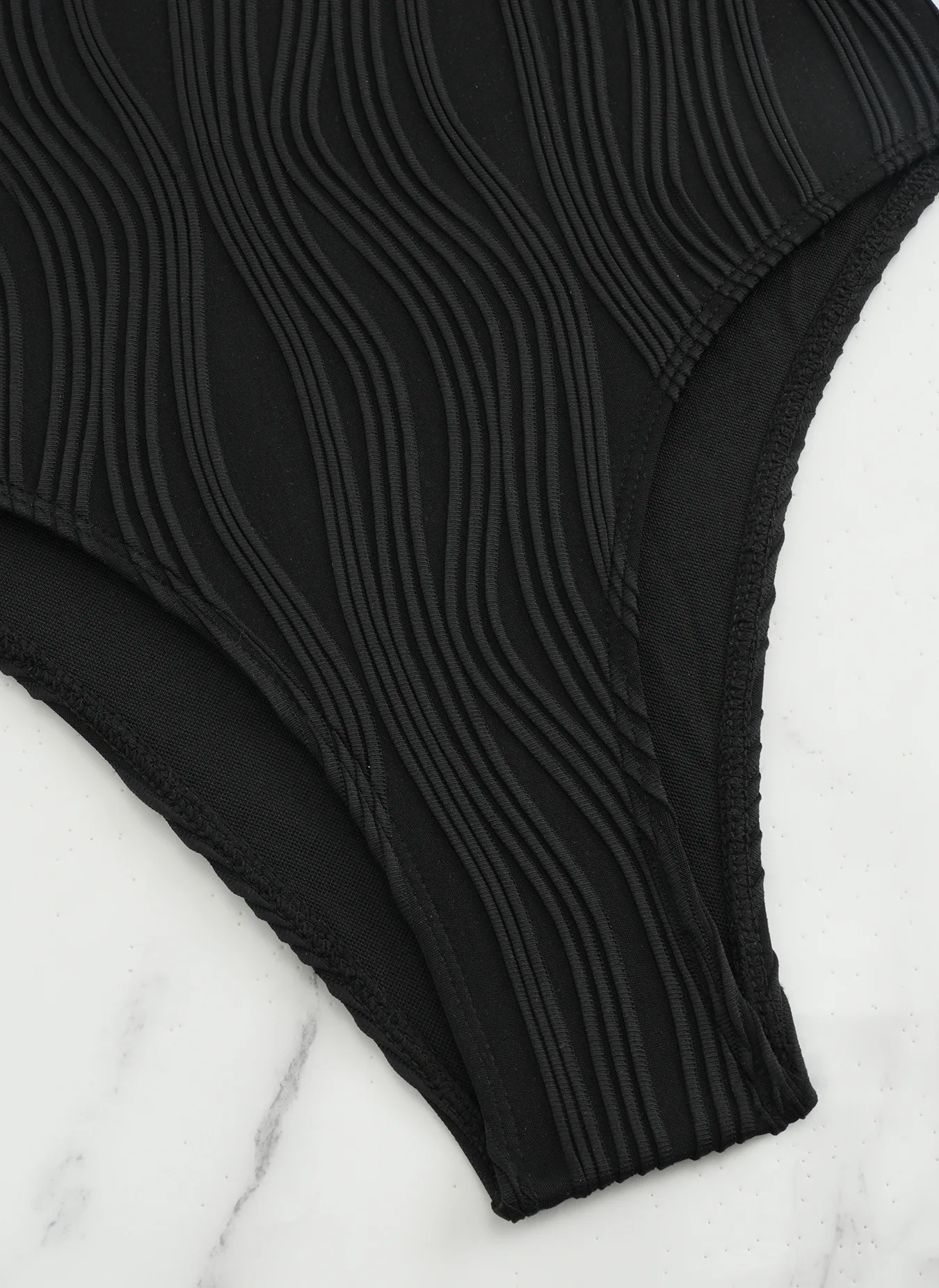 Traje de Baño Vigorshely 2026 Blanco de Un Hombro con Volantes para Mujer, Traje de Baño de Una Pieza Sexy con Aberturas para la Playa, Monokini