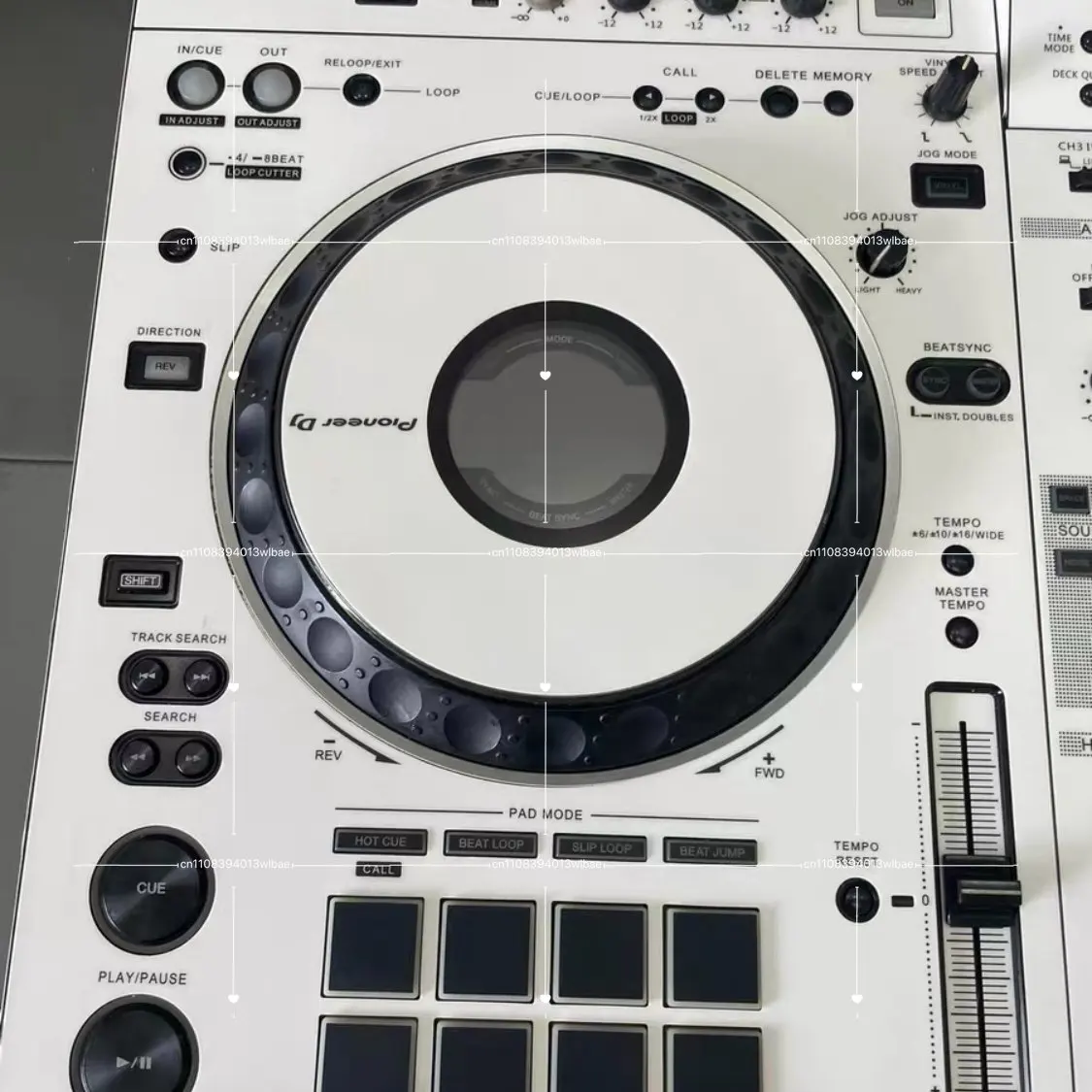 XDJ-XZ Film Controller Skin, Fully Enclosed PC, Imported White Silver Stickers in Stock