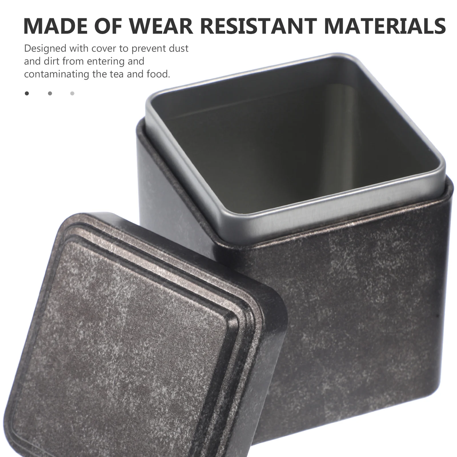 

4 Pcs Airtight Tea Canister Bag Loose Storage Mini Small Tin Canisters Chinese Containers