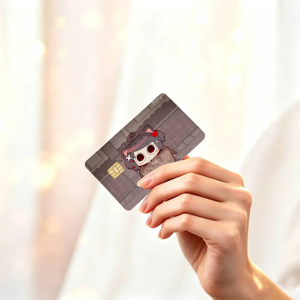 Quirky Creator Pepoyo  HD Waterproof Credit Card Stickers Silicone Decals For Chip Game Cards Gift