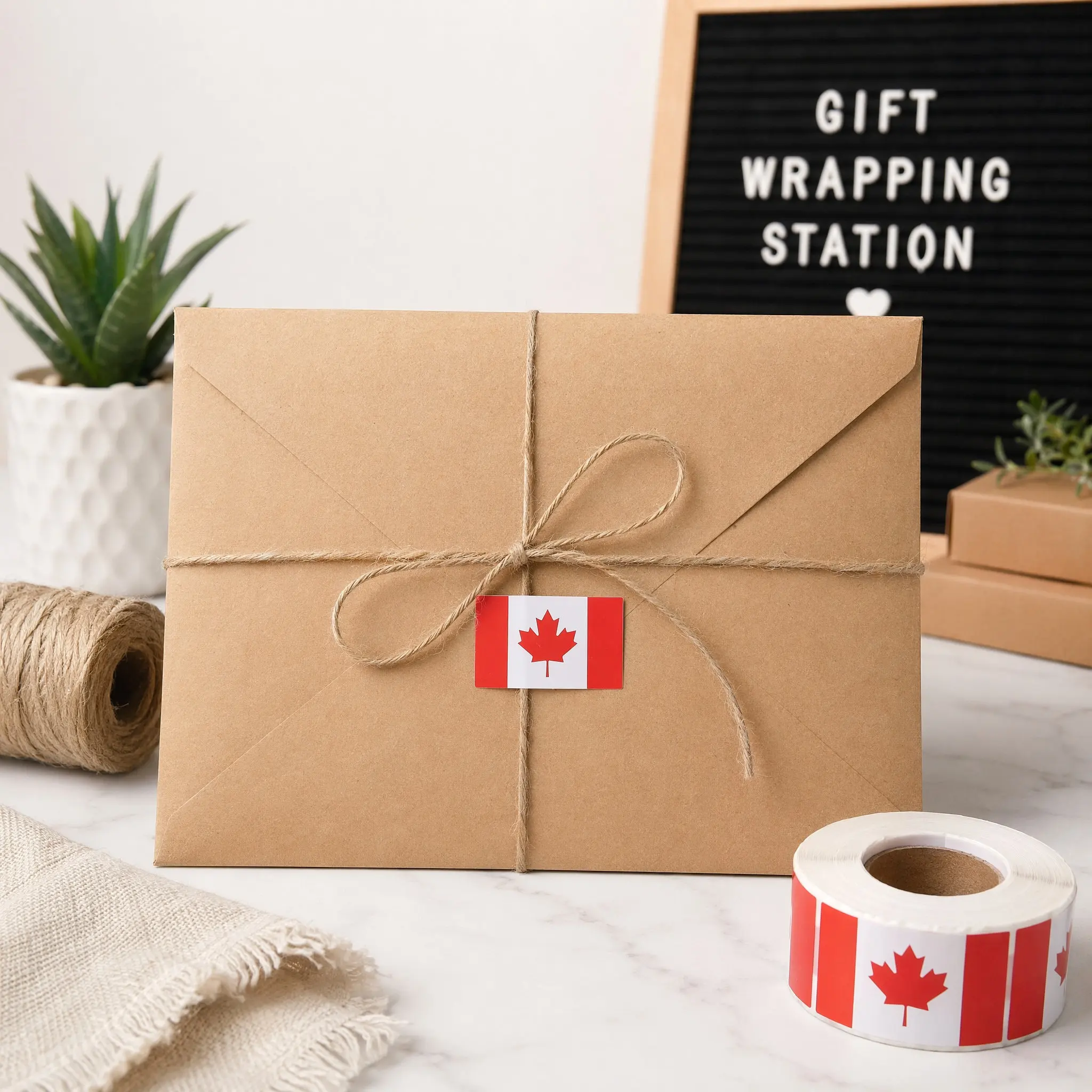 Canada Flag Decals High Quality Weather Resistant Maple Leaf Stickers for Water Bottles Laptops Cars Books Journals Suitcases view 2