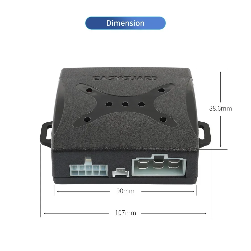 

Easyguard DC12V Remote Engine Start Stop Auto Passive Keyless Entry PKE Car Alarm