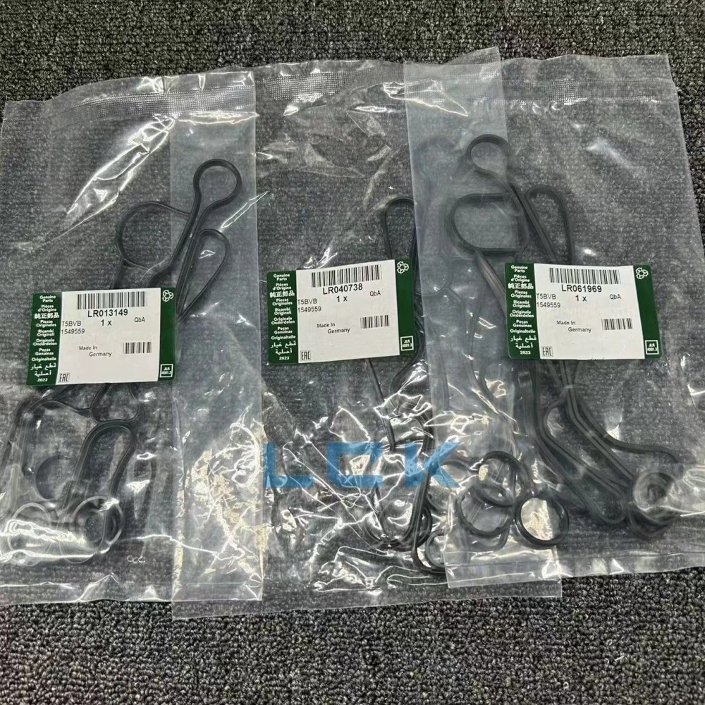 LR040738 LR013149 LR061969 Car Engine Oil Cooler Gasket Set For Range Rover Sport For Range Rover Discovery LR4 3.0L 9X2Q6B624BA