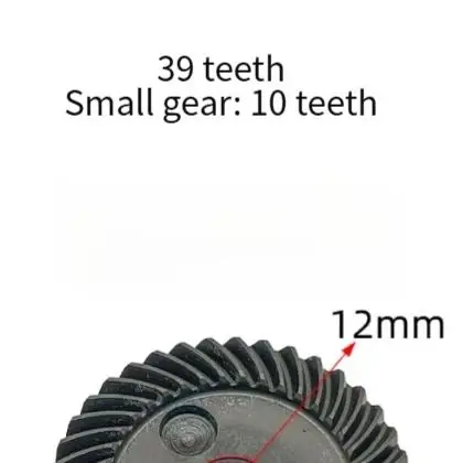 39 Teeth 10 Teeth Angle Grinder Gear Set Replacement For GWS7-100 Power Tool Accessories Grey Aluminum Cast Iron Transmission Pa