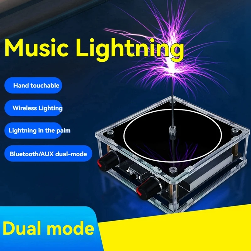 Y49A-Bluetooth Music Coil, Touchable Artificial Spark Arc Generator, Science Teaching Experiment Tool