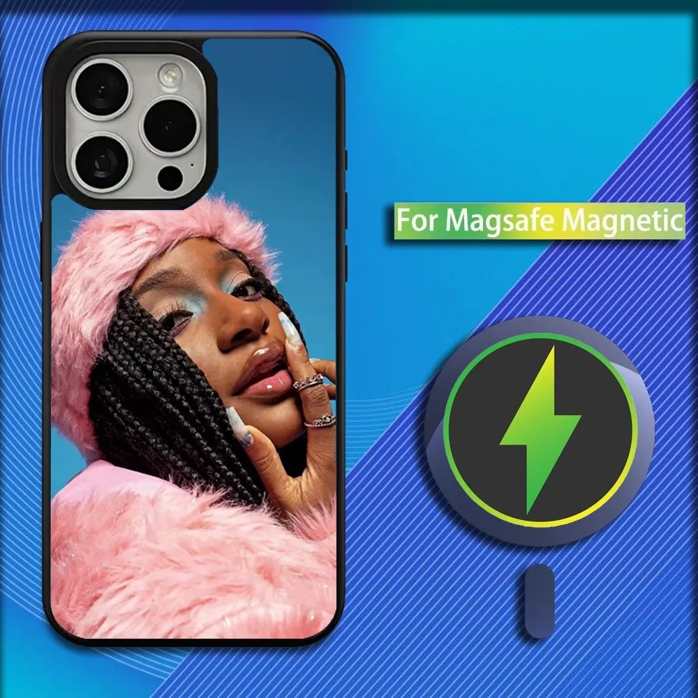 Music GIRL A-Ayra Starr Phone Case For iPhone 16,15,14,13,12,11,Plus,Pro,Max,Mini Magsafe Magnetic Wireless Charging