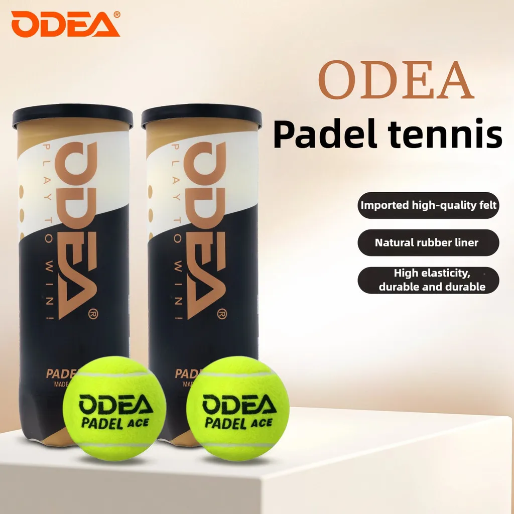 

ODEA Premium Padel Tennis Ball,High Bounce Durable Training Match Balls,Vacuum Sealed Pack