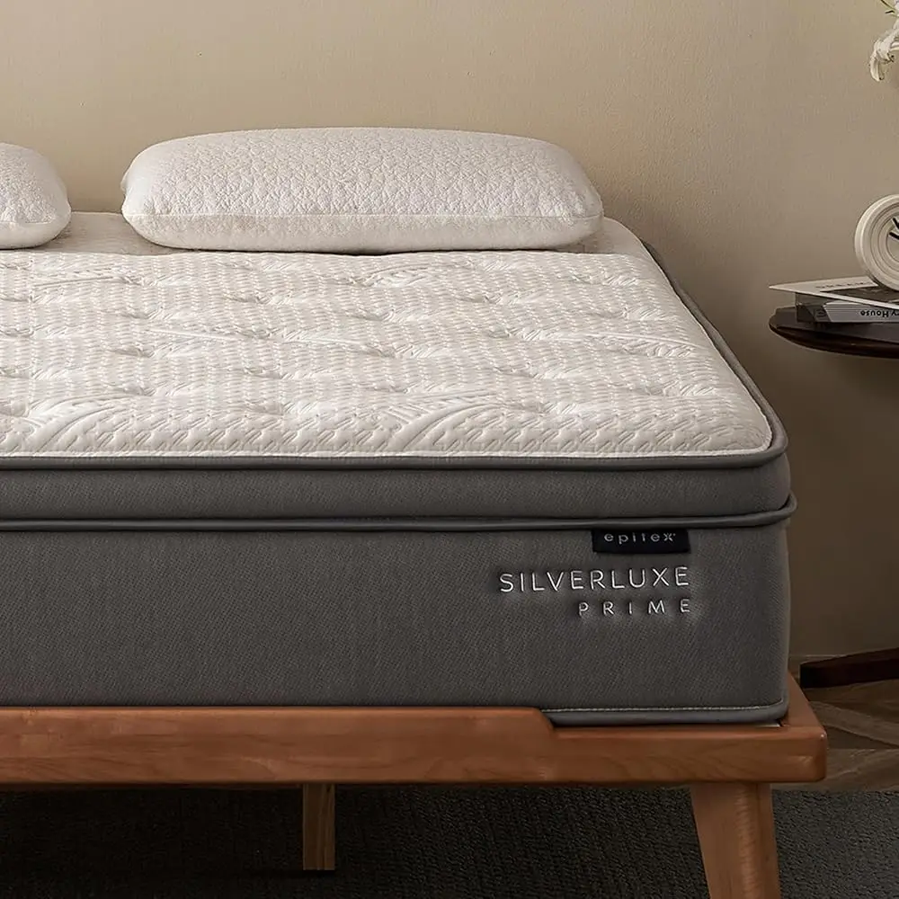 

Silverluxe Prime Queen Mattress, 12 H Gel Memory Foam Queen Size Mattr In A Box, Individual Pocket Spring For Low Motion