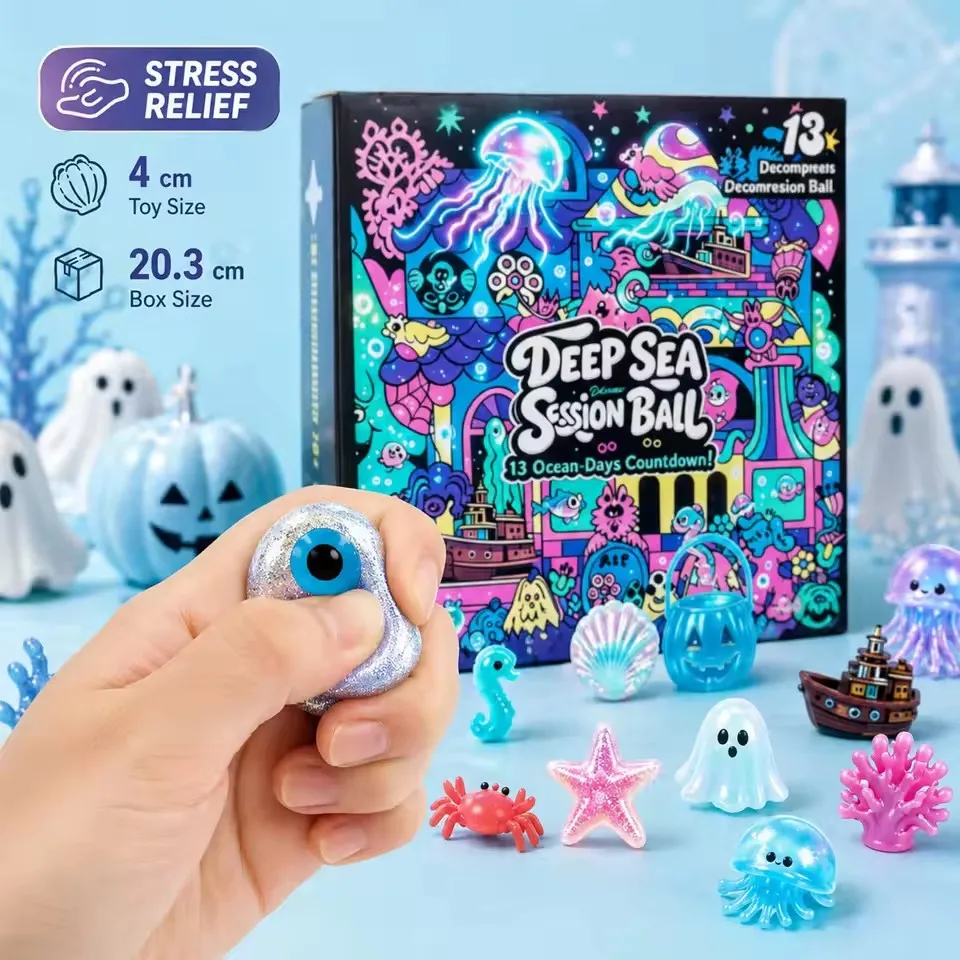 Needoh's New Christmas Countdown Calendar in 2026, Treasure Hunt, New Year's Surprise, Blind Box Toy Party and Holiday Gift.