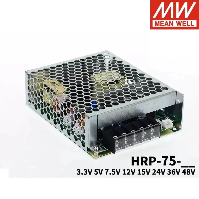 

MEAN WELL HRP-75 HRP-75-5 HRP-75-12 HRP-75-24 HRP-75-36 36W AC-DC Reliable Green Industrial Adaptor with The PFC Function