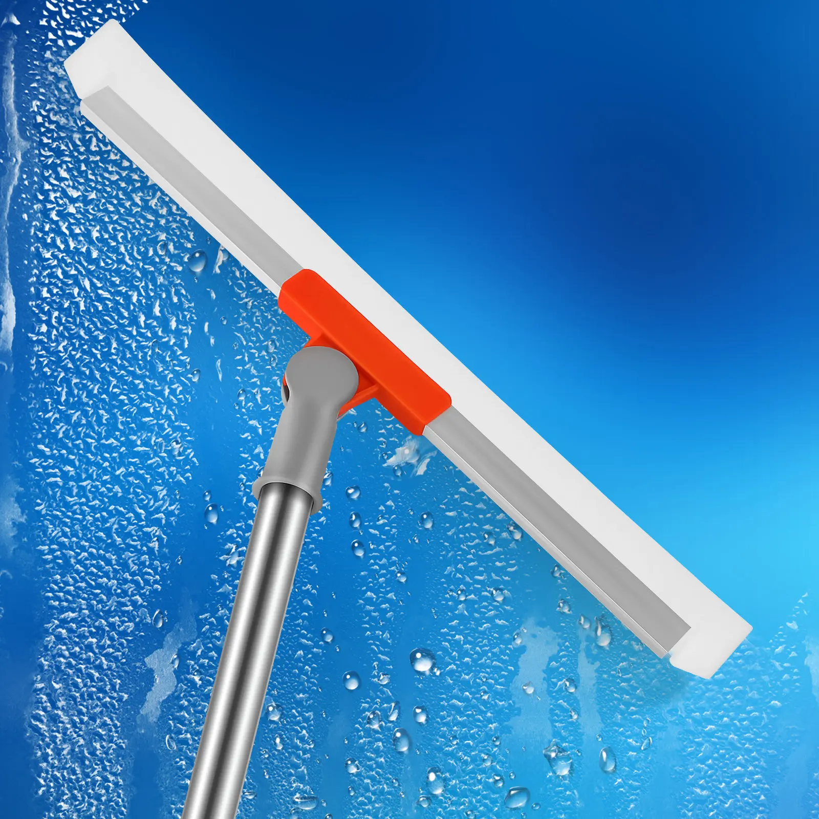 

5Pcs Squeegee Silicone Refill Strips Multi Surface Application for Glass Tiles Floors Quick Replacement Cleaning Tool Squeegee