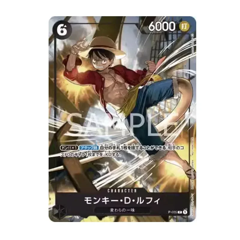 ONE PIECE Japanische Version Special Card Monkey D. Ruffy P-037/P-033 P/ P-035/P-007 Jinbe P-030 P/Sanji P-034 P/P-027 P/P-010