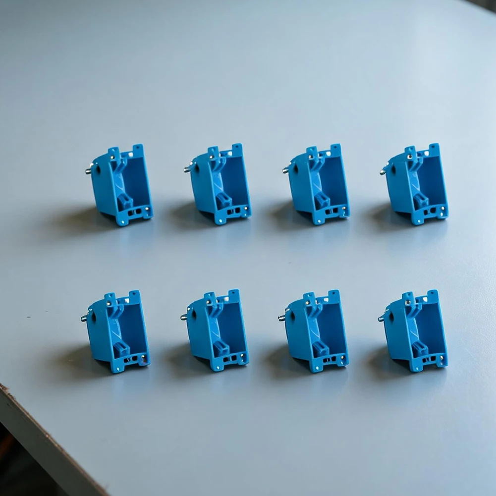 For Tight Spaces Blue Flush Mount Junction Box Tight Space Fit Non-conductive Plastic Flame-retardant Material