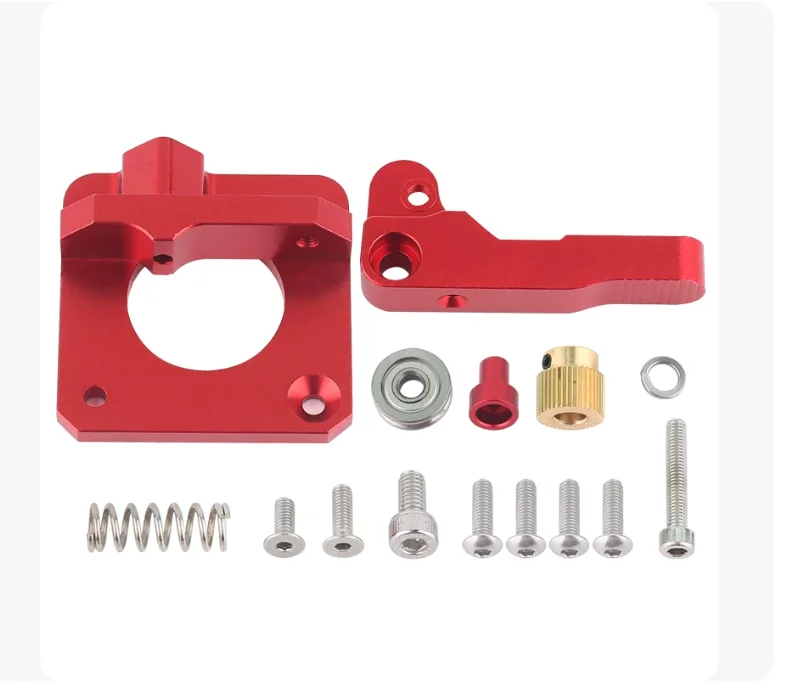 CR-10S PRO ENDER-3 3D Printer Accessories  BTECH Double Pulley Extruder Red