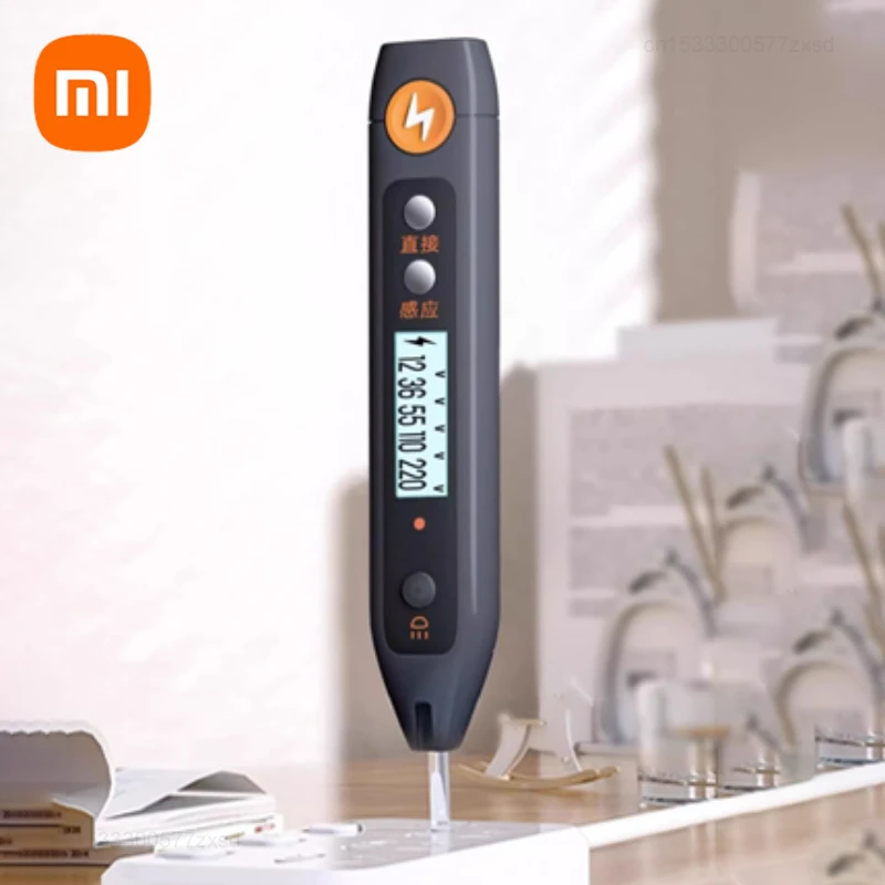 

Xiaomi Deli Mini Electric Test Pen Non-Contract Cordless Electricity Detector Wireless Electrical Circuit Voltage Pen for Home