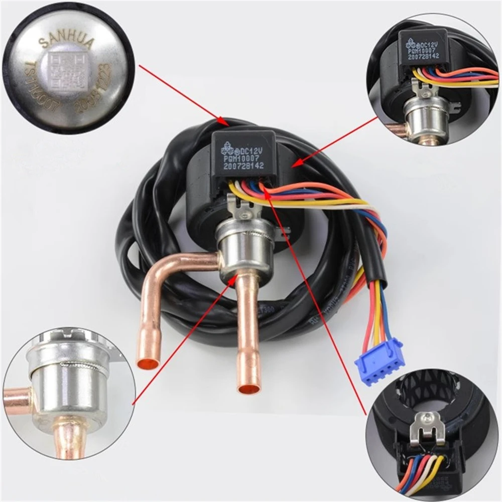 

Электронный расширительный клапан Sanhua, новый кондиционер с переменной частотой TS1.3-4.0c TS1116c, аксессуары для воздушной энергии