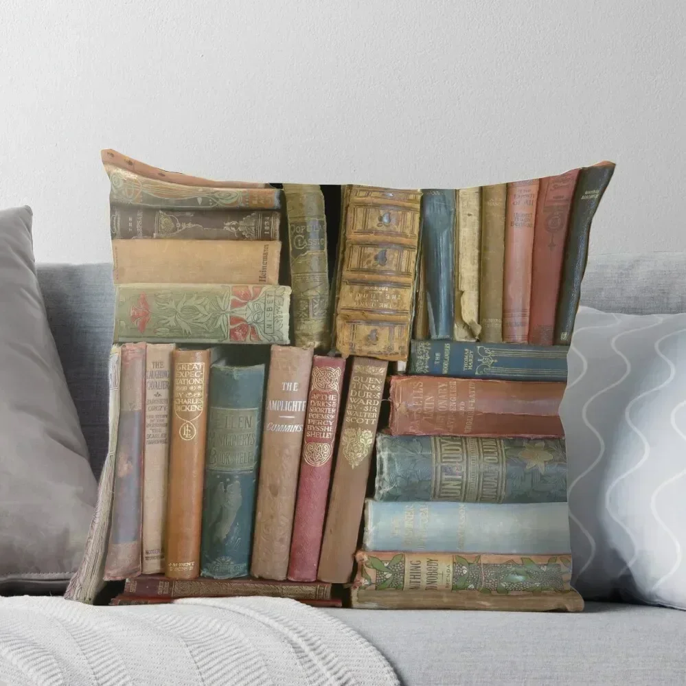 

Vintage Books! Books! Books! Throw Pillow Cushion Child Cushion Cover Luxury Pillowcase Cushion pillow