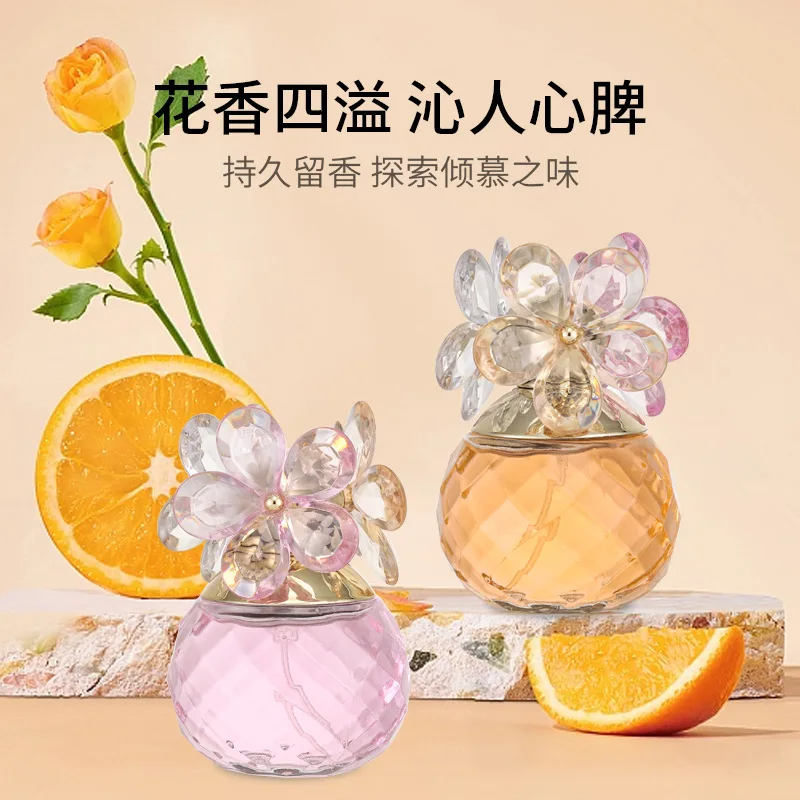 

60ML Flower Perfume Long-lasting Floral Fragrance Eau de Parfum For Women Original Perfume Brand Soothing Body and Mind Perfumes